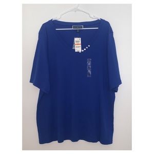 NWT Karen Scott Women’s Plus Size 3x V-Neck TShirt